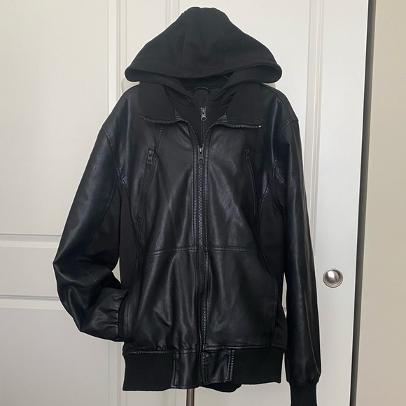 Guess Leather Jacket - Picture 1 of 8